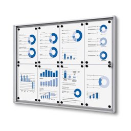 Vitrina económica para 8 DIN A4