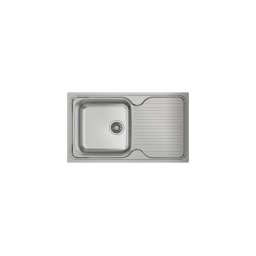 TEKA Fregadero sobre encimera CLASSIC 1C 1E REV 3œ C/REB SF U/D. 10119013.. Inoxidable. Una cubeta. Con escurridor.