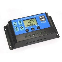 REGULADOR DE CARGA SOLAR 12-24V 30A POR PWM