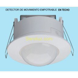 Detector de Movimiento Presencia de Techo Empotrable con Sensor de 360
