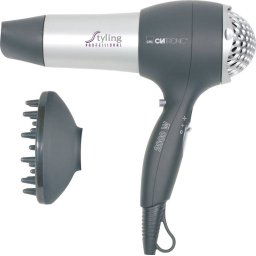 Clatronic HTD 3055 - Secador de pelo, 3 niveles de temperatura, 2 velocidades, difusor, 2000 W