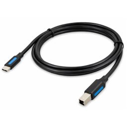 CABLE USB-C MACHO A USB-B MACHO 1m