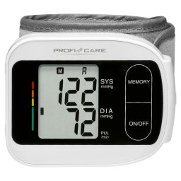 Proficare BMG 3018 Tensiómetro de Muñeca Digital, Detección Arritmias, Monitor Presión Arterial, Memoria (2 usuarios x 60) Certificado EN1060 / MDD / CE0197