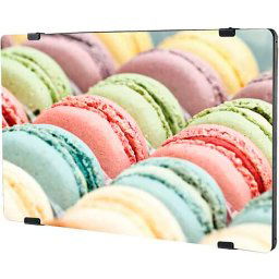 Emerio GR 111972.3 Calefactor de Cristal Eléctrico 2000W, Termostato Regulable, Estampado Macarons