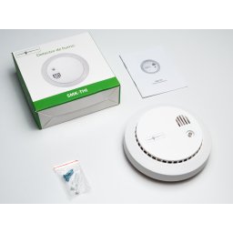 Sensor / Detector de humo inalámbrico y con sirena interna