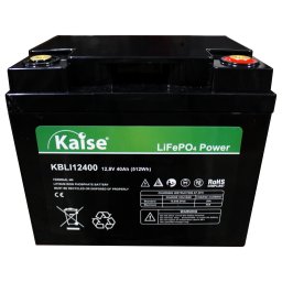 Batería buggie de golf 12.8 Voltios 40 Amperios Kaise KBLI12400 197x165x170 mm