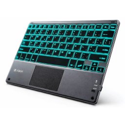 TECLADO CON TOUCHPAD INALAMBRICO BLUETOOTH