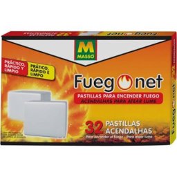 Pastillas encendido fuego net 32uds