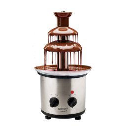 Camry CR4488 Fuente de Chocolate, Cuerpo de Acero Inoxidable, 3 pisos, Capacidad 650 ml, Temperatura Máxima 60°C, Base Antideslizante con Pies Ajustables, 320W