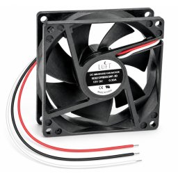 VENTILADOR LUFT 80x80x25mm 12V 3 HILOS