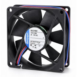 8412NGH VENTILADOR EBM-PAPST 80x80x25mm 12V DC