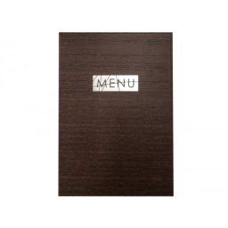 Porta menus liderpapel pu con sujeccion en esquinas para 2 hojas 22,5 x 32 cm