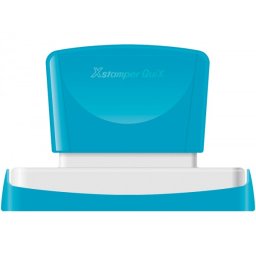 Sello x'stamper quix personalizable color rojo medidas 28x78 mm q-24