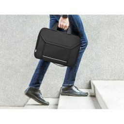 Maletin para portatil q-connect 15,4" negro 1 asa 2 bolsillos exteriores medidas 390x290x90 mm