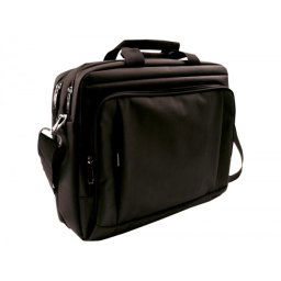 Maletin para portatil q-connect 15,5" negro 1 asa 1 bolsillo exterior medidas 390x310x120mm