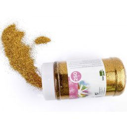 Purpurina liderpapel fantasia color oro metalizado bote de 250 gr