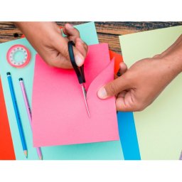 Papel color q-connect din a4 80gr amarillo neon paquete de 500 hojas