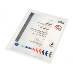 Funda multitaladro esselte din a4 polipropilen 30% reciclado 80 mc 16 taladros piel de naranja caja 100 unidades