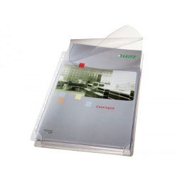 Funda multitaladro esselte din a4 pvc 170 mc con fuelle y solapa superior capacidad 200 hojas pack de 5 unidades