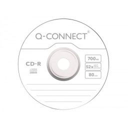 Cd-r q-connect capacidad 700mb duracion 80min velocidad 52x bote de 50 unidades