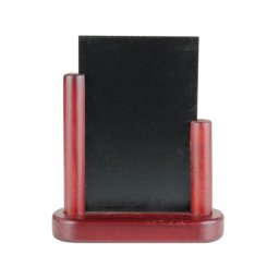 Pizarra negra liderpapel doble cara de madera con superficie para rotuladores tipo tiza 10x15cm