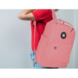 Mochila antartik 2 asas y bolsillos exteriores coral 300x115x390 mm