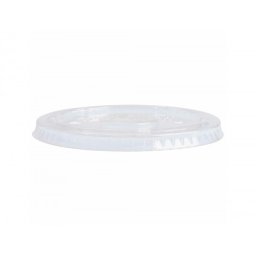 Tapa de plastico biodegradable para vaso de 195/220 cc paquete de 100 unidades