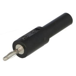 ADAPTADOR BANANA HEMBRA 4mm A MACHO 2mm NEGRO