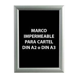 Marco de aluminio impermeable para A3 o A2