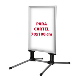Caballete con patas para cartel 70x100 cm