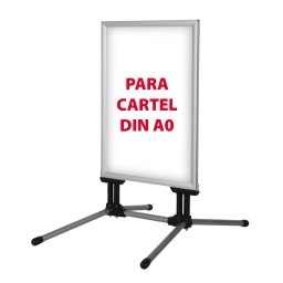 Caballete con patas para cartel DIN A0