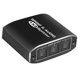 SPLITTER TOSLINK AUDIO DIGITAL 3 SALIDAS