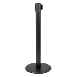 Catenaria / poste negro separador de cinta con rueda