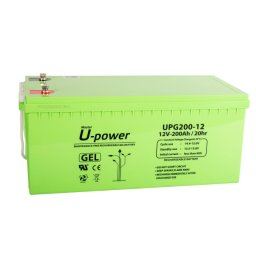 Batería de Gel UPG200-12 U-Power 12V 200Ah
