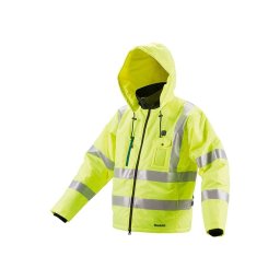CJ106DZXL Chaqueta calefactable Makita 12V CXT Alta visibilidad Talla XL