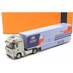 MERCEDES-Benz Actros MP4 2019 WRC Rally Transport Hyundai - Ixo Escala 1:43 (TTR019)