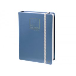Libreta quo vadis life journal infinite dots puntos 15x21 cm 224 hojas tapa similpiel azul