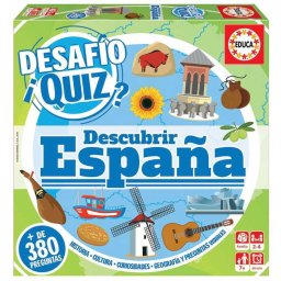 Juego de Mesa Desafío Quiz Descubrir España - Educa Borras