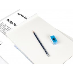 Bloc dibujo liderpapel acuarela encolado 210x297mm 20 hojas 300g/m2 sin recuadro