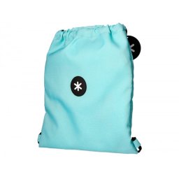 Mochila saco plano antartik bolsillo interior con cremallera color azul hielo 350x400 mm