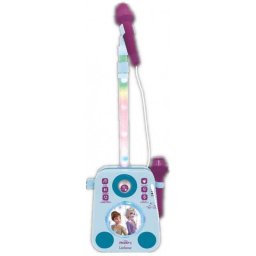 Karaoke Infantil Princesas Frozen Disney con Dos micros, Luces - PRINCESAS DISNEY