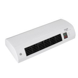 ADLER AD 7714 Calefactor Cerámico de Pared Split, Sensor Ventanas Abiertas, Temporizador Semanal, Termostato Digital 7-38 °C, Función Ventilador, Mando a Distancia, 2200W