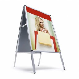 Caballete de Aluminio 50 x 70 cm con esquinas redondeadas