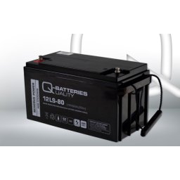 Batería plomo AGM 12LS-80 Q-Batteries 12V 82Ah