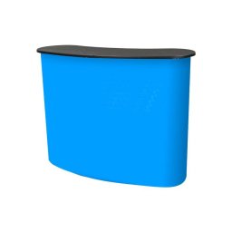 Mostrador POPUP curvo 125 CM DE ANCHO