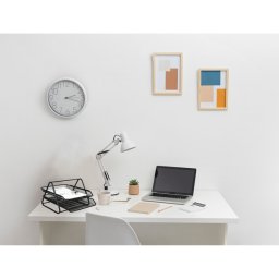 Bandeja sobremesa metalica q-connect rejilla gxa100 negra 2 bandejas movibles 300x185x350 mm