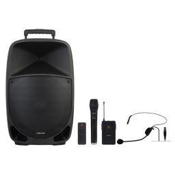 ALTAVOZ PORTATIL 15" 250W CON MICROFONOS