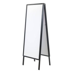 Caballete de Aluminio negro para cartel 60 x 150 cm