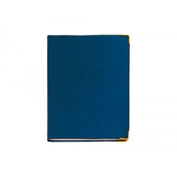 Listin telefonico q-connect tapa flexible con cantonera dorada 210x150 mm