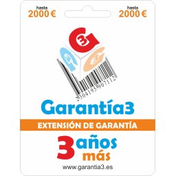 Extensión de Garantía 3 años tope máximo 2000 euros G3PD3ES2000